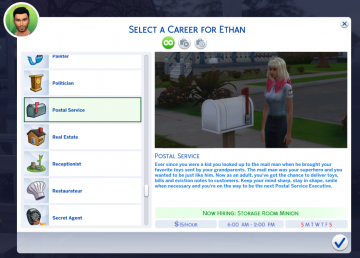 Neia Careers Commons Sims 4